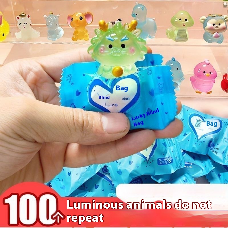 Home Security Box - 100 Piezas Mini Figuras Luminosas de