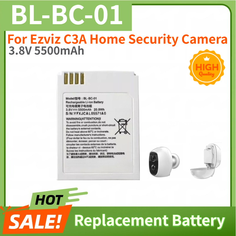 Home Security Battery Replacement - Batería de alta calidad de 3,8