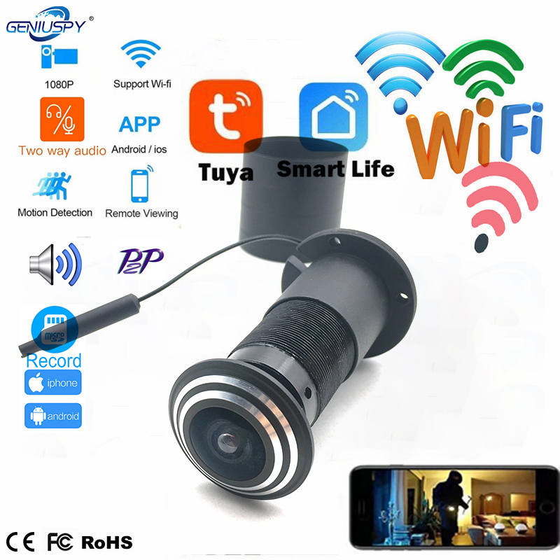 Minicámara mirilla inalámbrica - Home Security Front Door Camera reseña y precio