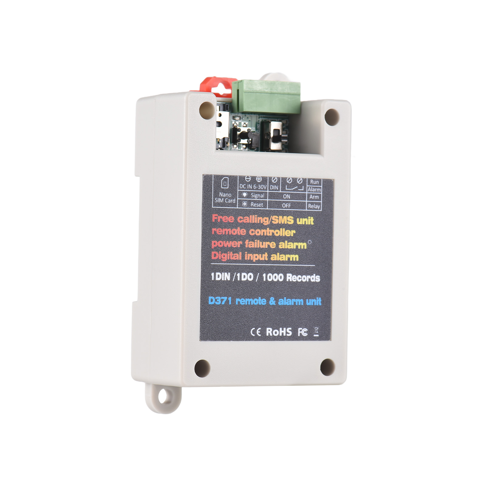 Relé Abrepuertas GSM 2G con Co - Sim Gsm Alarm reseña y precio