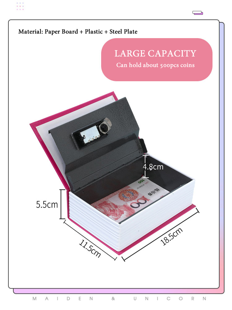 Caja de almacenamiento de libr - Home Security Items reseña y precio